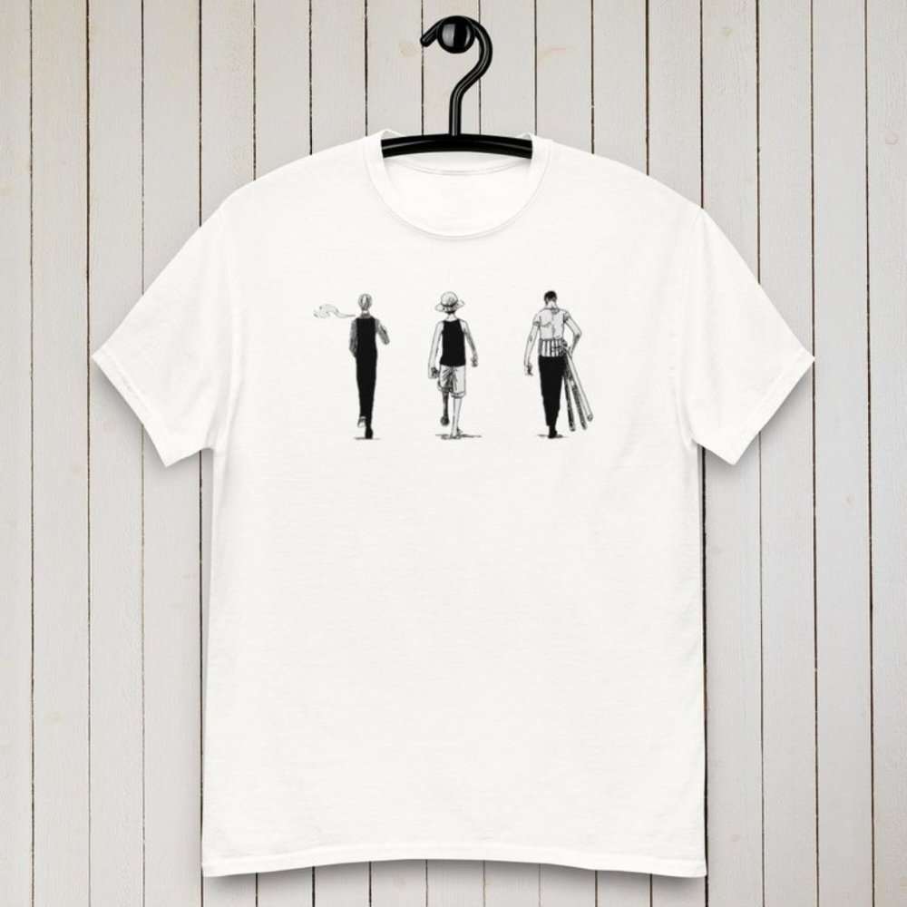 Luffy, Zoro and Sanji Walk Men's classic tee